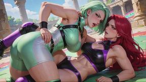 Female Wrestling Stories #32: Mint Domination Under the Pompeii Sun