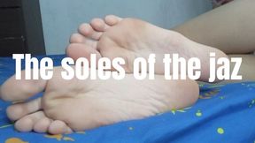 The soles of the jaz