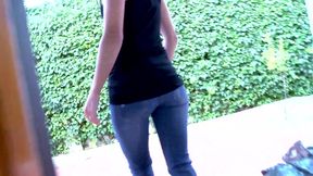 Muscle man and sexy petite big cock sucking pussy fucking