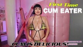 First Time Cum Eater