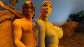skyrim b and l mod - going out and fucking a hot goth vampire and having an orgy