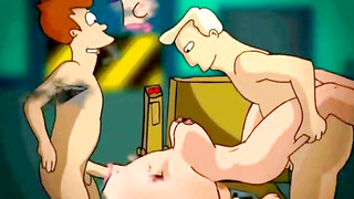 Futuramas Biggest Secret A XXX adult Leela, Fry, and Amy Hentai