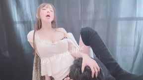 More! More!! Savor my slit until I climax&#x1F680;!!! Can't resist the rush