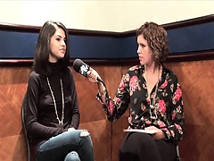 Here is Selena Gomez looking hot during a recent interview