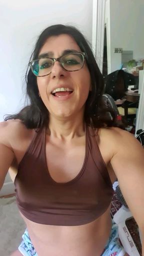 Cum and train with me