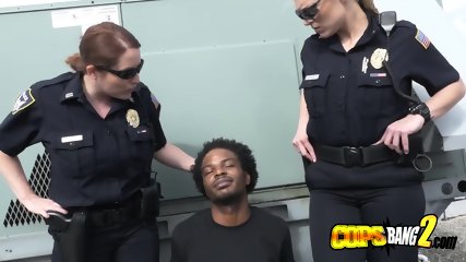 Pervert gets a taste of milf cops cunts before drilling them hard