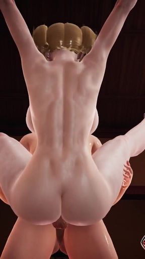 Kurenai Shinganji 3D Animation - Indulge in POV Legs-Up Missionary Sex in Ripped Leggings, Lifting Tied Hard Sex&hellip;   Clip 1