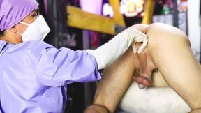 Strict Nurse Stretches Her Asian Patient’s Tight Hole Until He Can’t Take It