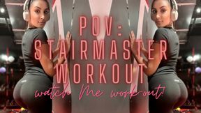 POV: Stairmaster Workout (GYM)