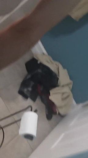 I Piss and Prepare to Visit the Public Restroom All Night. Already I Taste and Become Extremely Excited