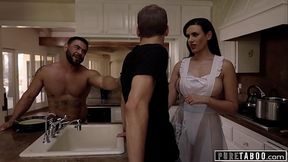 PURE TABOO Bisexual Couple Convinces Curious Exchange Student To Be Their New Third FULL SCENE!