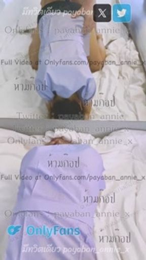 พยาบาลไปอบรมนัดหนุ่มใน Tinder มาเย็ดที่โรงแรม ถอดถุงเย็ดสดคาชุด สุดท้ายโดนเย็ดท่าหมาน้ำแตกใส่กระโปรง