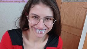 Please Cum on My Braces, Dirty Talking Blowjob. Shanaxnow