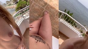 3eme jour a ibiza j adore me promener nue en sachant que des voisins ou ...