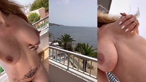 3eme jour a ibiza j adore me promener nue en sachant que des voisins ou ...