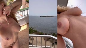 3eme jour a ibiza j adore me promener nue en sachant que des voisins ou ...
