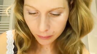 Mature Milf Neighbor Shows Off Her Big Melon Boobs