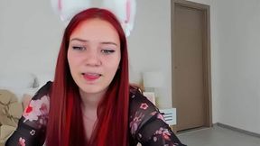 She is dancing on camera