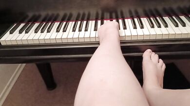 Playing the flea waltz with my tiny, pale feet