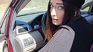 Fat Ass Slut Autumn with Upskirt, No panties, Up Close PUSSY shots is Cleaning up a Dirty Mess!