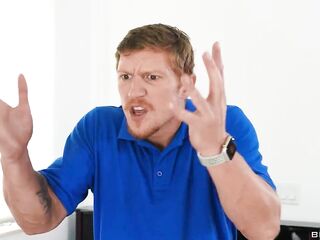 Curvy Wife Plus Tiny Cheater Equals Sexy & Mean 3some Nia Bleu, Sarai Minx Brazzers