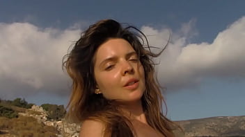 Siren Beauty in Greek Isle