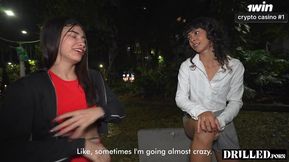 Public Encounter Leads to Threesome with Anal Action