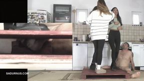 Mistresses party on the slave's groin Picture in picture wmv