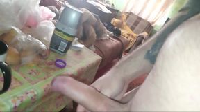 Masturbation of a Beautiful Bisexual Penis Day 7