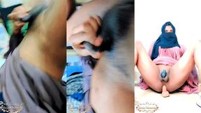 hijabi muslim shemale desi kinner hijda try to masturbate impotent penis