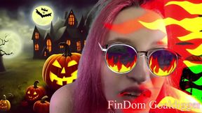 Transformation into Halloween deleted cock sissy