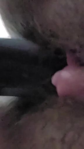 What a Fun View! My Clit Is Huge with That Inflatable Toy Stretching Me Out!