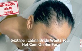 Latina Bride Wants You to Paint Her Face with Your Cream