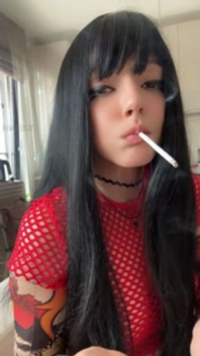 Sexy Succubus Smoker putting her spell on you (Full vid on my OnlyFans/ManyVids)