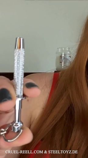 Spectacular moment from &quot;Cruel Reell and Steeltoyz Present The Nipple Clamps for Enhanced Pleasure Pain Play powered by AI&quot;