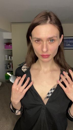 Smoking Domme Commands You - Latex Bunnygirl Fetish