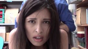 Petite brunette Jasmine Gomez *** to have sex with kinky LP officer
