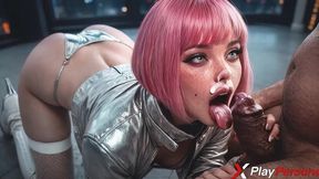 i switched that sexy android into submission mode and mercilessly pounded her silicone slit [ai]