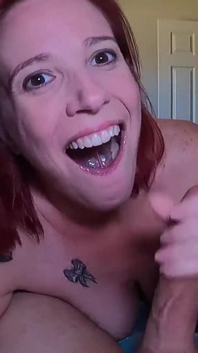 Thrilling moment from &quot;Exhibinist Redhead Teaches Shy Tinder Hook Up - Jane Cane, Shiny Cock Films&quot;