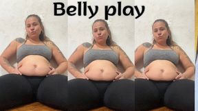 Inflating my belly