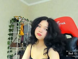 Pretty face and natural tits web petite asian teen