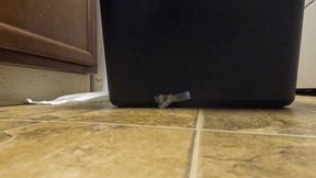 Teenie Sneaking into Giantess Trash POV 1080