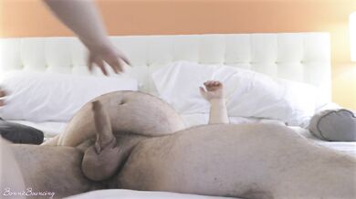 Hairy pussy missionary creampie with big balls creaming the thick MILF