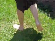 Hot and Horny day at the pool friend recording me