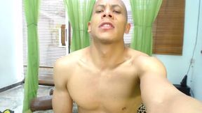 Hispanic Stud Jerks and Cums