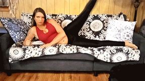 Stretches Squats and Crunches in Tight Leggings with Katie Katt - WMV (HD 1080p)