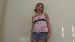 Young Annabella Strips Naked And Jerks Me Off On The Bed! (1st half wmv)