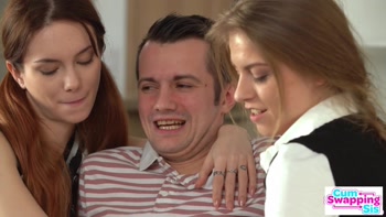 Bisexual Lesbian Bonnie Dolce Says, "You win, Stepbrother, You Can Join in Fucking Us"