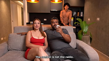 I love my stepmother! She gives me her big tits on my step dad&#039_s back