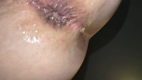 Slow Motion of My Massive Dildo in My Ass